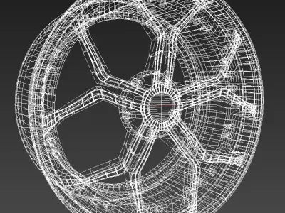 Car rim 10b 3D model