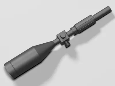 Telescopic Sniper 3D model