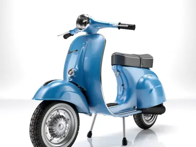 Vespa Piaggio Primavera 125 1967 3D model