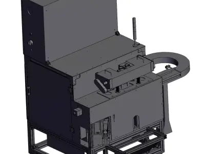 Mascara Filling and Capping Machine  3D model