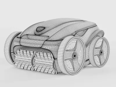 Autonomous Robotic Lawn Mower Vehicle 3D model