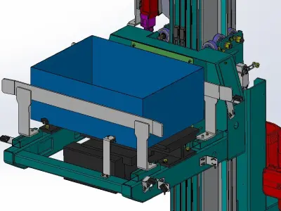 Elevating stacker 3D model