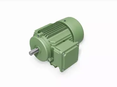 80 B3 Right IEC electric motor - 3D CAD model 3D model
