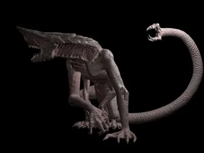 Monster Low-poly 3D model