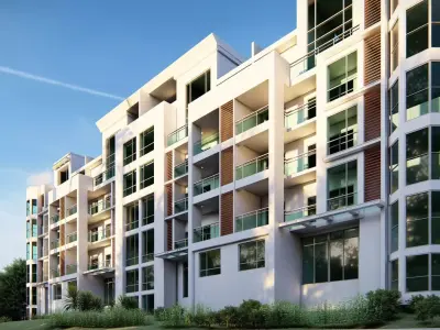 Highrise Building 07 3D model