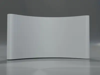 3D popup stand Low-poly 3D model