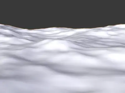3D Ocean Animated 3D model