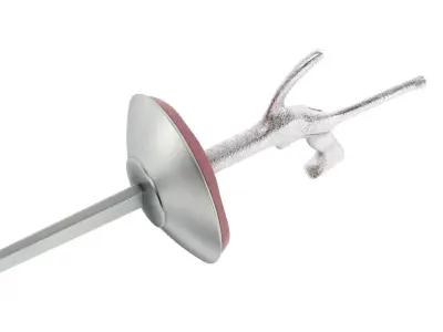 Foil Sword Low-poly 3D model