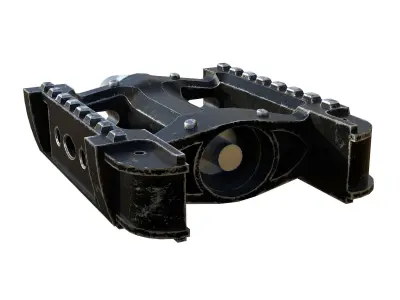 Bike pedal Low-poly 3D model