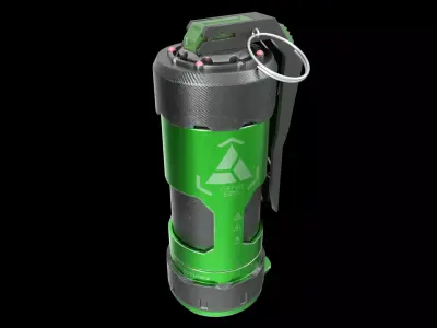 GRENADE SCIFI Low-poly 3D model