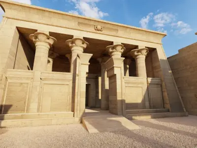 Zigurat ancient pyramid-Ziggurat Temple 3D model 6