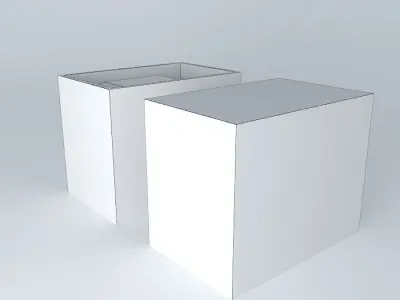 trash boxes Free 3D model
