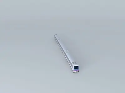 Shanghai Metro Line6 AC 04 Train ALSTOM SH Company Free 3D model