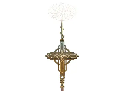 prist relic Low-poly 3D model