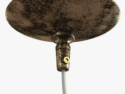 arteriors Garrison Cylindrical Pendant 3D model