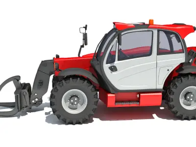 Telehandler tractor 3D model