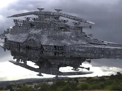 Jupiter Scouter Ship 1  3D model