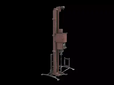mining drill 3D model