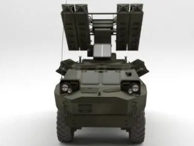 rocket launcher 3D model 5