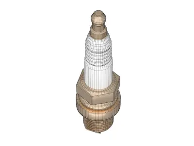 Spark Plug Free 3D model