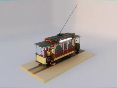 Tramcar 3D model