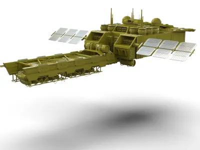Spaceship cargo 3D model
