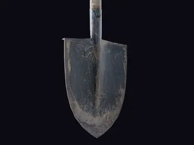 Shovel Realistic Free low-poly 3D model