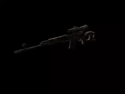 Sniper Rifle V3 Free 3D model