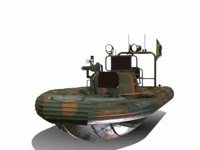 BARCO PATRULHA SURUCUCU BR Low-poly 3D model