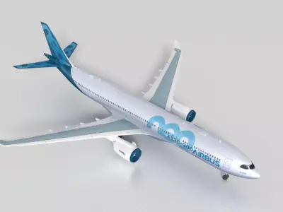 Airbus A330 Neo Nete airplane 3D print model 3D print model