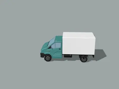 industrial goods van 3D model