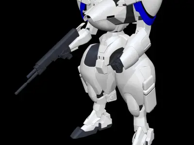 Power Loader X-4 - PD 802 - Armored Infantry - Power Dolls 3D model