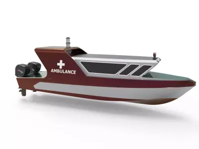 Ambulance  ship 3D model