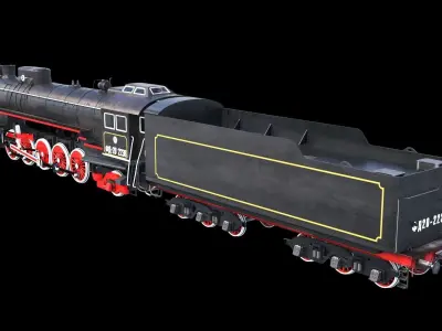 Soviet Locomotive FD 20 3D model