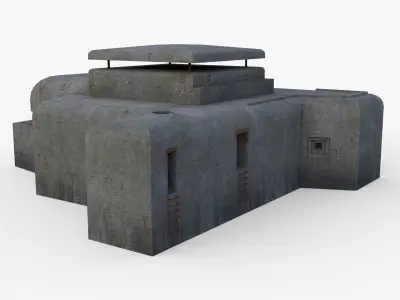 Bunker - M162A Low-poly 3D model