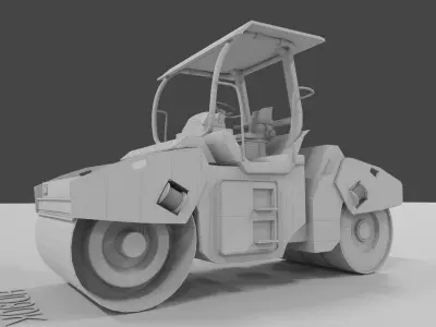 Hamm HD 90K Wirtgen Group 3D model