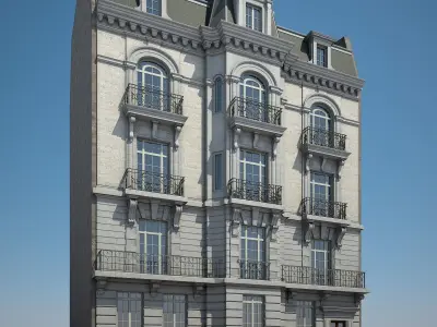 City Building 02 3D model