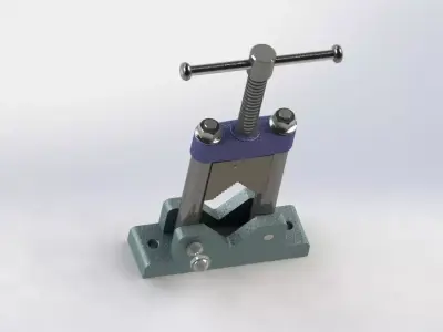 pipe vice 3D model buy