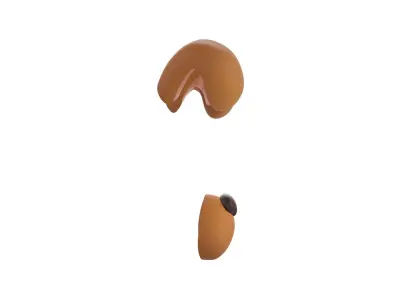 Dog Face 3D model