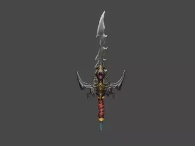Zeloeman Sword A 35 Low-poly 3D model