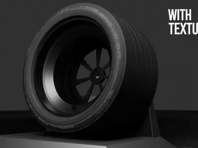 Racing Wheel 3D model