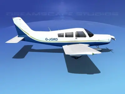 Piper PA-28 V09 3D model