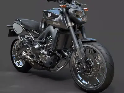 Yamaha Tracer 900 - Hyper-Detailed Sport Tourer 3D model