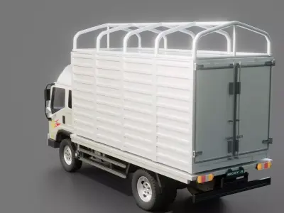 Faw Tiger V Box Truck 3D model