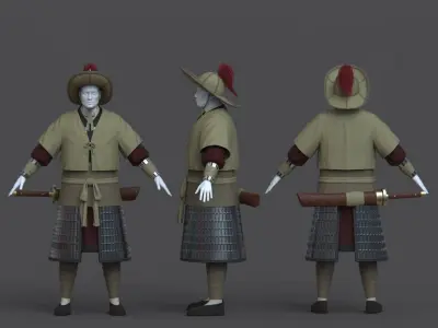 09-Ancient Chinese Armor-Song dynasty 3D model