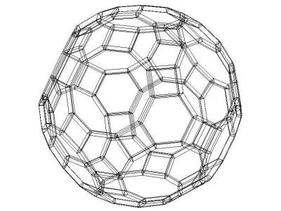 Wireframe Shape Great Rhombicosidodecahedron 3D print model