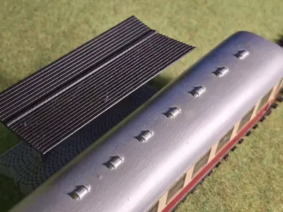 Single Edge Platform Roof1 1-87 FDM color 3D print model