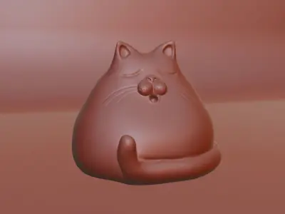 Free Chonk Cat Sculpt Free 3D model