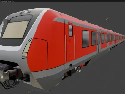 ET 490 - S-Bahn Hamburg 3D model