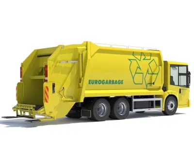 Mercedes Econic Garbage Truck 3D model